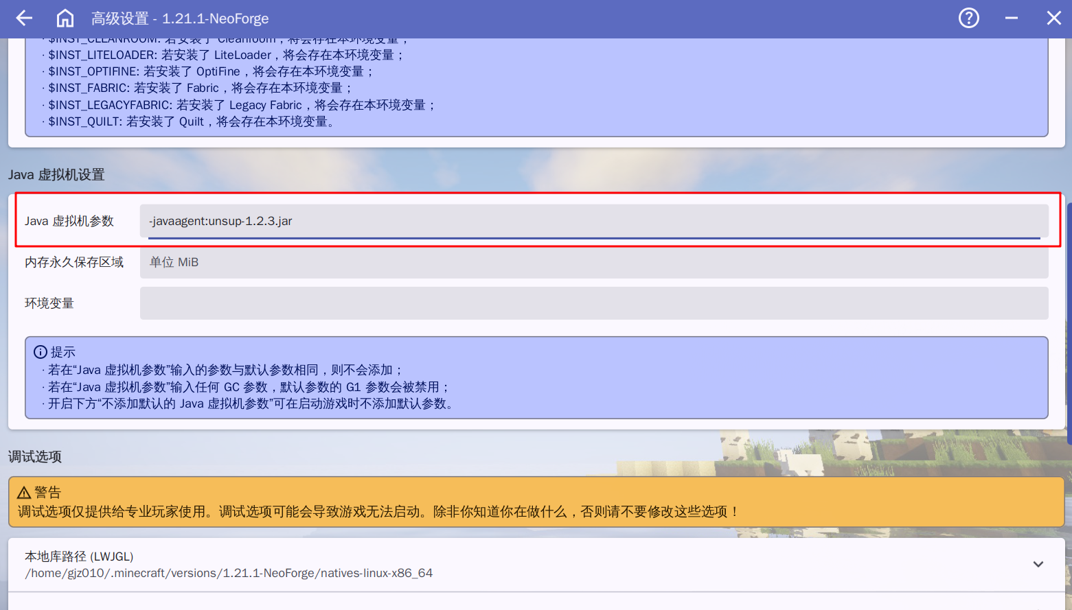 HMCL 教程步骤 8